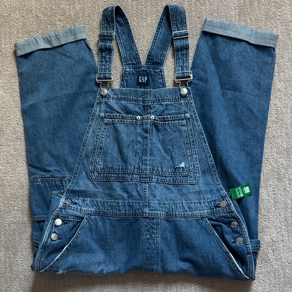 GAP Classic Blue Denim Overalls